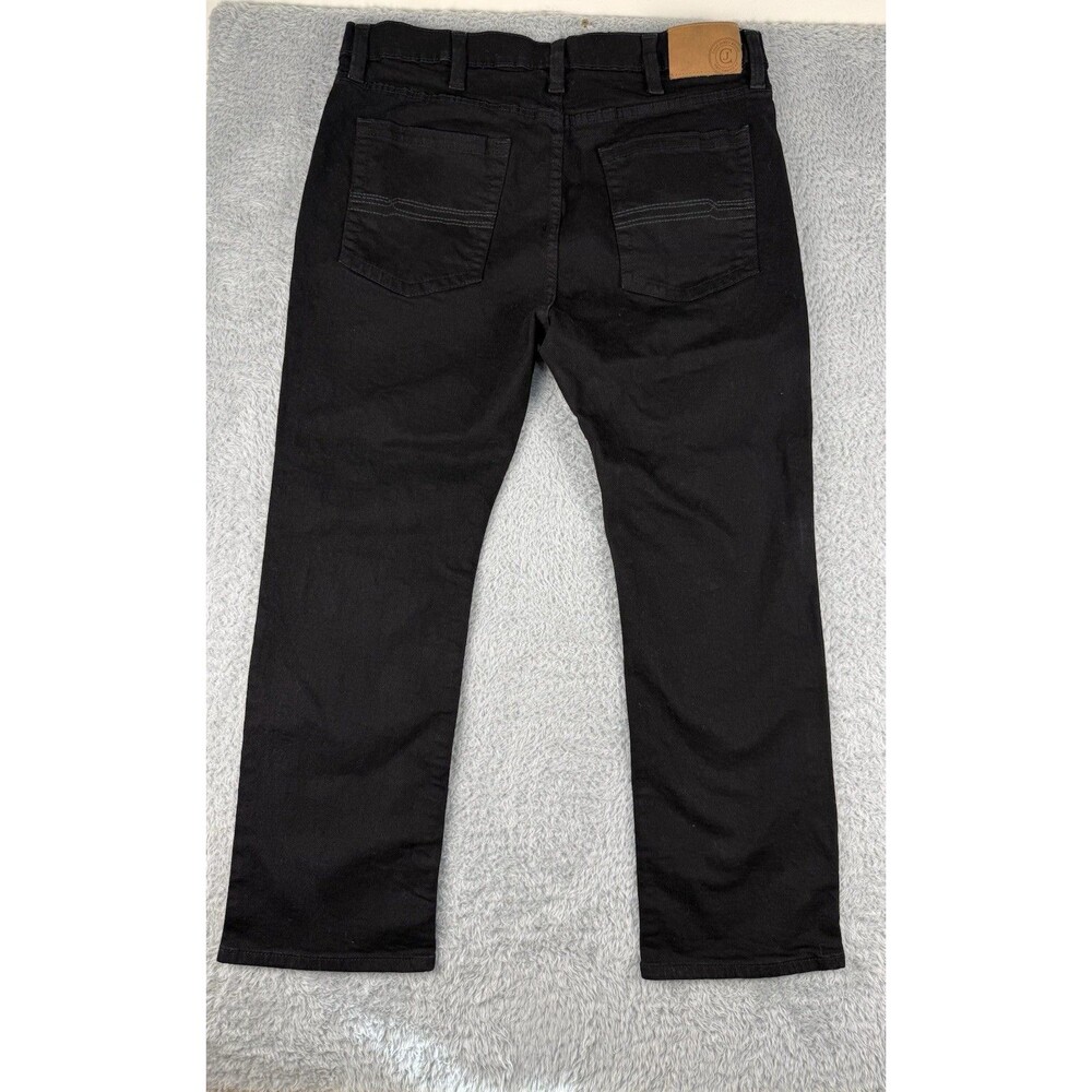 Cody James Jackson Slim Straight Jeans Mens 38x30 Black Stretch Denim Western
